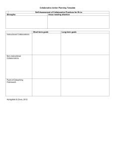 Collaborative Action Planning Template