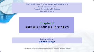 Chap 03 Pressure and Fluid Statics 1-63 short