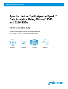 micron apache hadoop analytics spark reference architecture