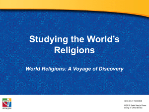 TX003938-PowerPoint 01 Studying the Worlds Religions 2015