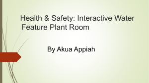 H&S Presentation on Plant Room