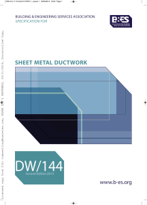 DW-144 Sheet metal ductwork 2016