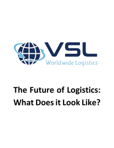 The Future of Logistics: What Does it Look Like?