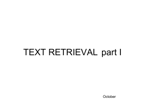 Text Info REtrieval