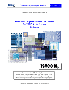 TSMC 0.18um StdCells