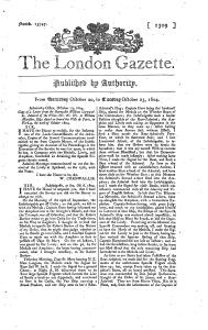 London Gazette 1804