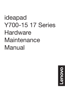 Lenovo Ideapad Y700-15 17ISK 15ACZ service manual