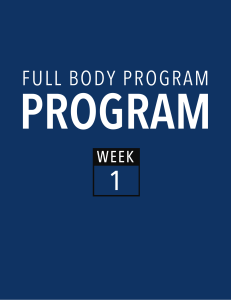 3days Full body Jeff Nippard (Fundamentals)