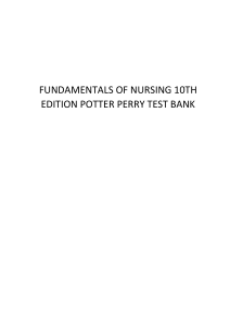 test bank for fundamentals of nursing 10th edition potter 925
