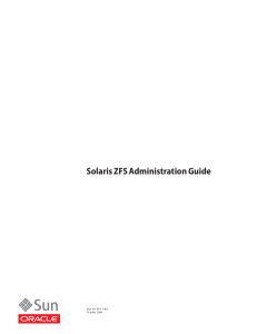 Solaris ZFS Administration Guide
