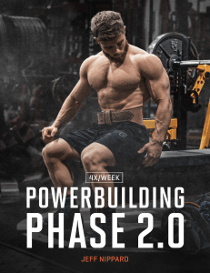 Powerbuilding 2.0 4xweek by Jeff Nippard
