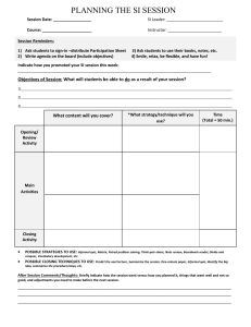 SI Session Planning Sheet (fll-in) Revised 2015