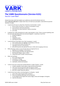 The-VARK-Questionnaire