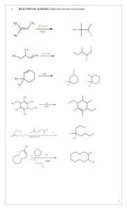 Organic Chemistry Worksheet