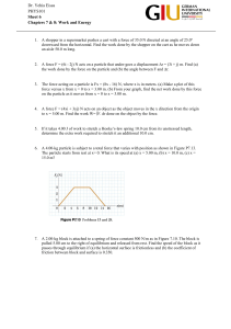 Sheet 6 physics ch7 and 8