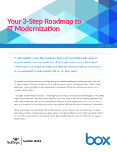 [eBook] Your 3-step roadmap to IT Modernization