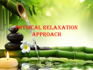Physical relaxation Therapy