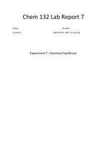 chemical equilibrium lab report 7
