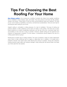 Tips For Choosing the Best Roofing For Your Home