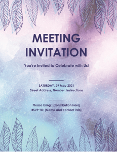 Meeting INVITATION