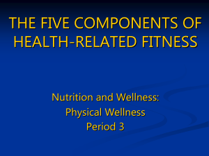 Health Related Fitness Components PPT