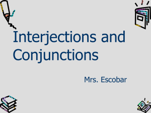 interjections-and-conjunctions