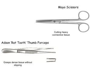 Surgical Instruments Vet Tech