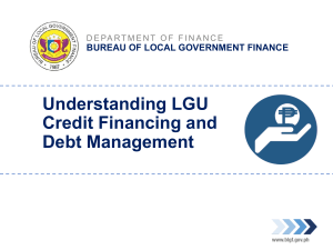 ICLTE-B.1-Strategic ResMob Understanding LGU Credit Financing and Debt Management