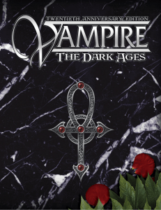 Vampire the Dark Ages 20th Anniversary - Core Rulebook