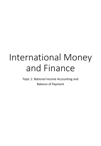 Intl Money and Finance Wk1