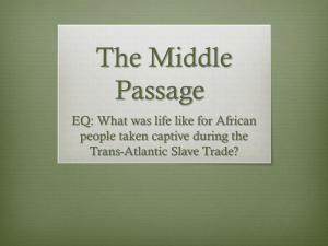 G8 - Trans Atlantic Slave Trade