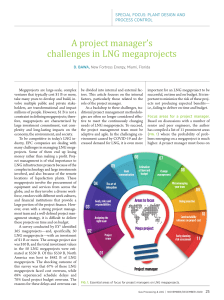 A project manager’s challenges in LNG megaprojects