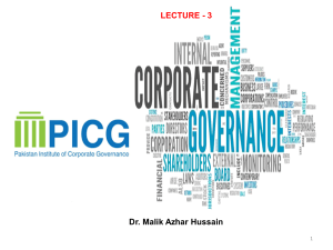 L3 Corporate Governance