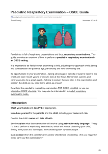 geekymedics.com-Paediatric Respiratory Examination  OSCE Guide