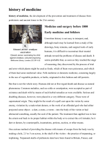 history of medicine -- Britannica Online Encyclopedia