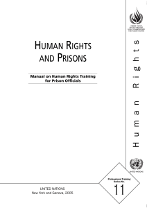 Human Rights and Prisons