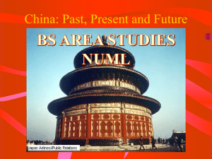 1.china present, passt, future