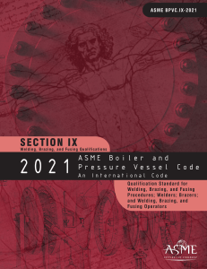 ASME SECTION IX 2021 (UL)