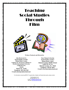 Teaching Social Studies Through Film (2009)