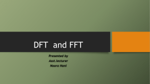 DFT and FFT