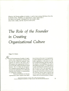 Article Organizational Culture Schein