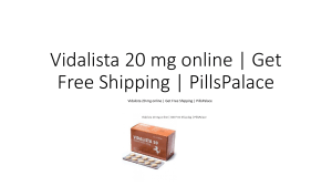 Vidalista 20 mg online PPT