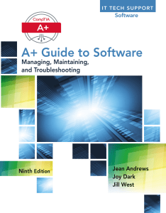 A+ Guide to Software. Managing, Maintaining and Troubleshooting ( PDFDrive )