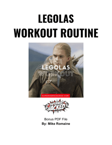 Legolas-Workout