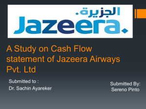 A Study conducted on Cash Flow statement of