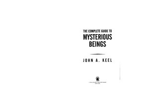 John Keel - The Complete Guide to Mysterious Beings