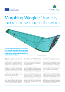 Morphing Winglet - Clean Sky innovation waiting in the wings