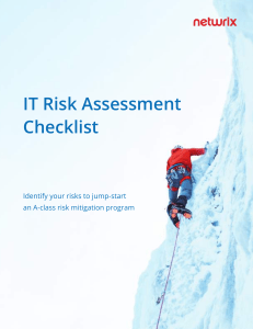 Risk Assessment Checklist (1)