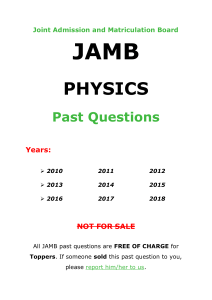 JAMB-PHYSICS-PAST-QUESTIONS