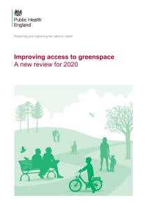 Improving access to greenspace 2020 review
